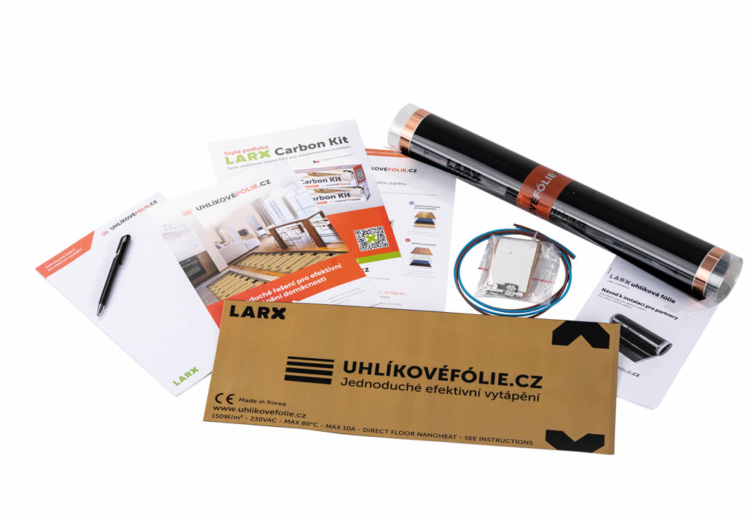 LARX CARBON-FILM.COM heating system assembly kit