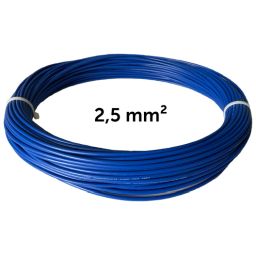 Wire blue 2.5 mm², coil 25 m